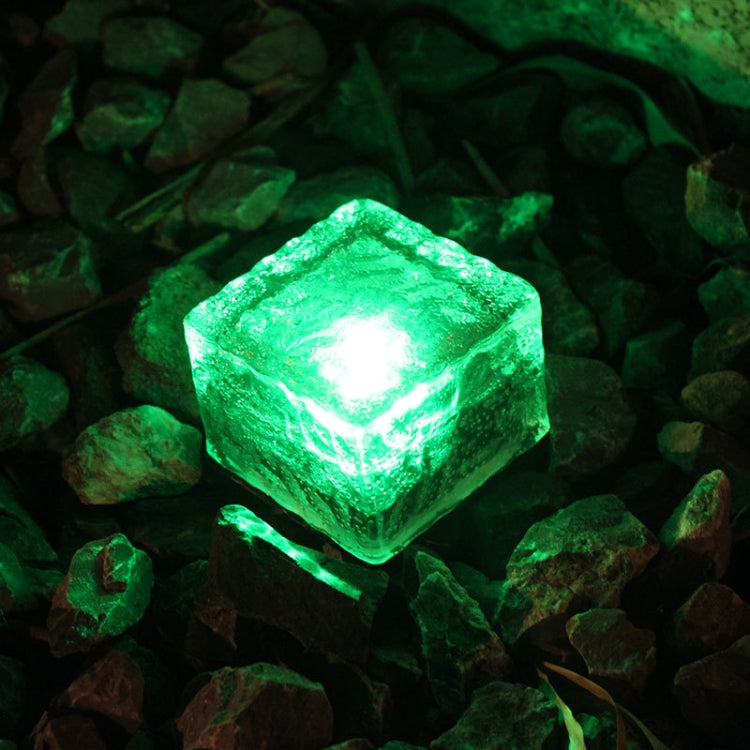 IP68 Waterproof Solar Powered Tempered Glass Outdoor LED Buried Light Garden Decoration Lamp with 0.2W Solar Panel