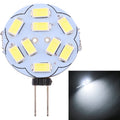 G4 9 LEDs SMD 5730 180LM 2800-3200K Stepless Dimming Energy Saving Light Pin Base Lamp Bulb, DC 12V, G4 9 LEDs SMD 5730 180LM