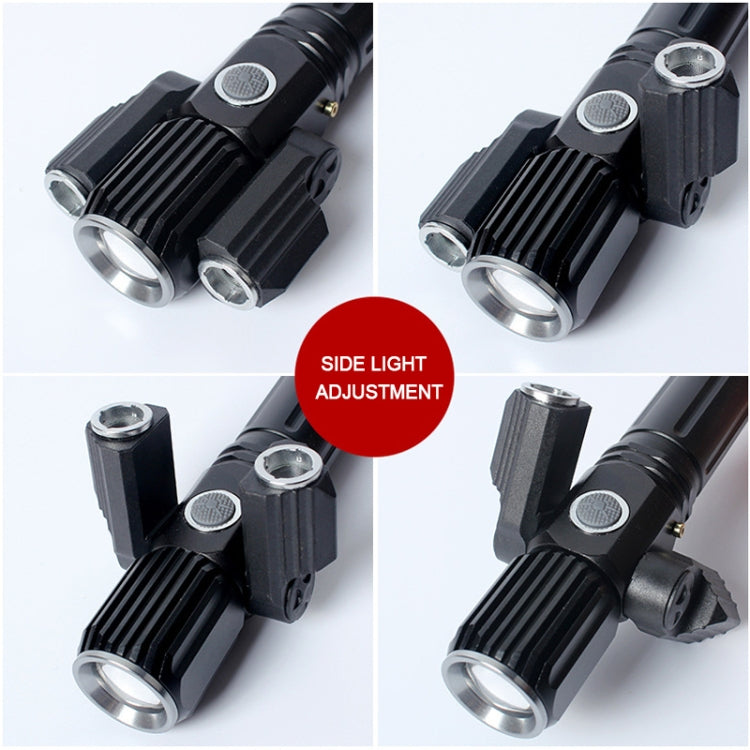 KS-739 USB Charging Waterproof T6+XPE Fixed Focus LED Flashlight with 4-Modes, KS-739