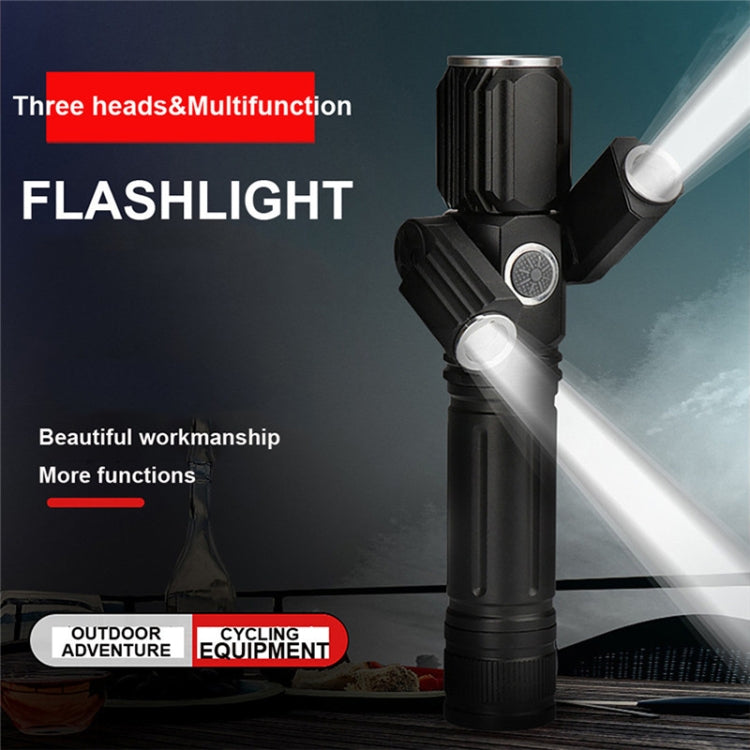 KS-739 USB Charging Waterproof T6+XPE Fixed Focus LED Flashlight with 4-Modes & 18650 lithium battery, KS-739 (&18650)