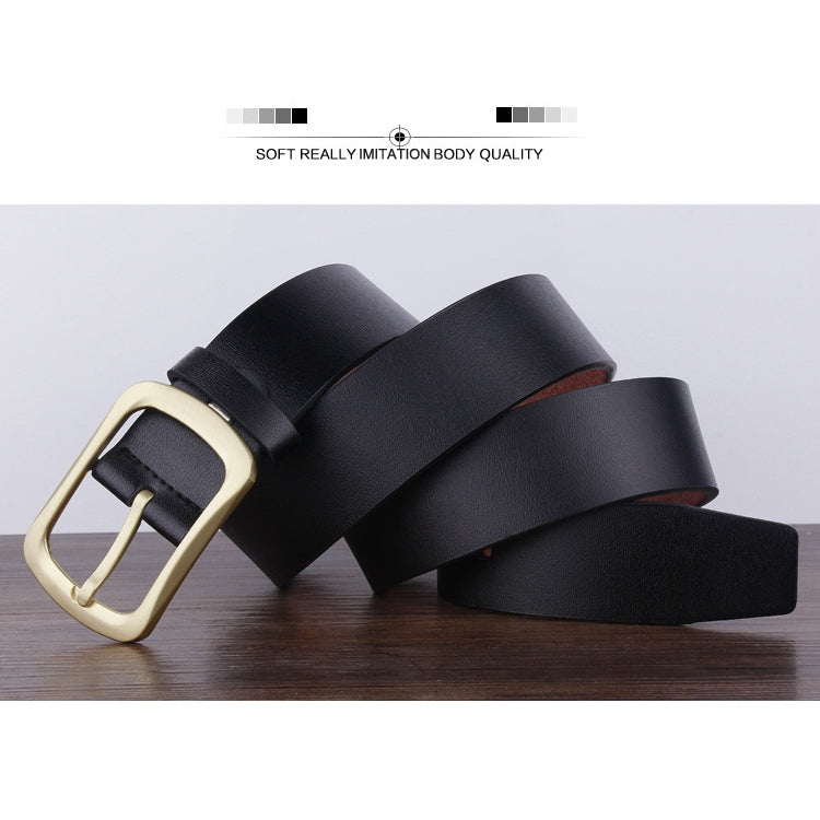Dandali YY23 Men Retro Antique Pin Buckle Leather Belt Waistband, Length: 95-115cm, YY23