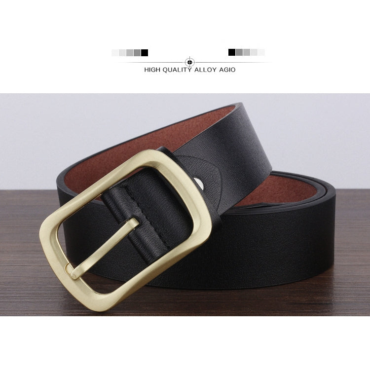 Dandali YY23 Men Retro Antique Pin Buckle Leather Belt Waistband, Length: 95-115cm, YY23