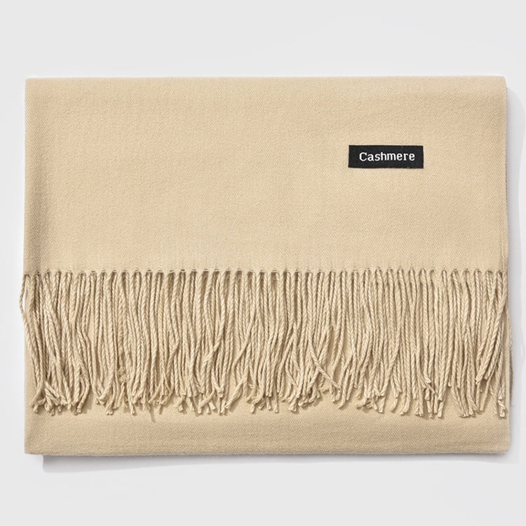 Autumn and Winter Season Classic Solid Color Imitation Cashmere Scarf, Size: 60 * 200cm, Khaki, Black, Blue, Coffee, Light Coffee, Dark Coffee, Light Orange, Dark Pink, Light Pink, Dark Dreen, Light Grey, Dark Grey, Light Khaki, Dark Khaki, Light Magen...