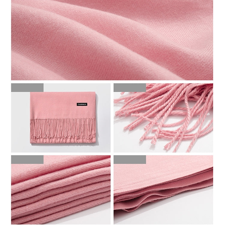 Autumn and Winter Season Classic Solid Color Imitation Cashmere Scarf, Size: 60 * 200cm, Khaki, Black, Blue, Coffee, Light Coffee, Dark Coffee, Light Orange, Dark Pink, Light Pink, Dark Dreen, Light Grey, Dark Grey, Light Khaki, Dark Khaki, Light Magen...
