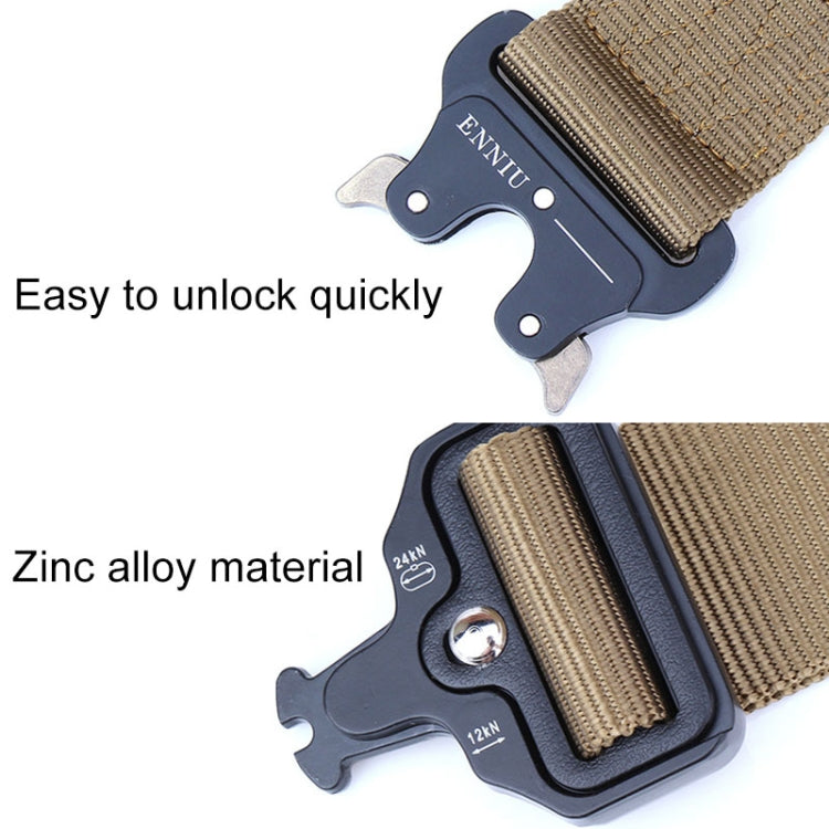 ENNIU 4.3cm Wide Outdoor Casual Nylon Belt Adjustable Multifunction Training Belts for Men, CP camouflage, Army Green, Black, Brown, Urban camouflage, Desert camouflage, Jungle camouflage