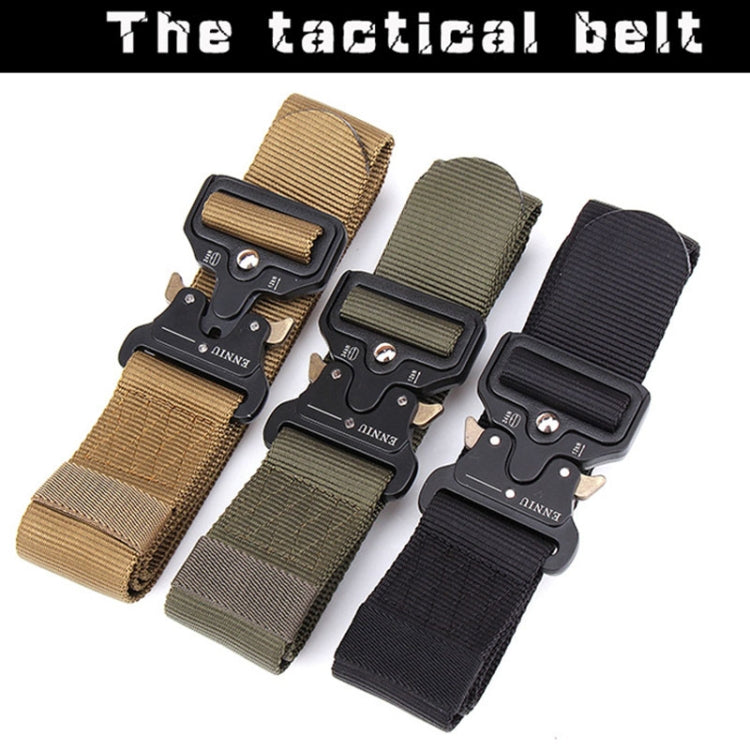 ENNIU 4.3cm Wide Outdoor Casual Nylon Belt Adjustable Multifunction Training Belts for Men, CP camouflage, Army Green, Black, Brown, Urban camouflage, Desert camouflage, Jungle camouflage