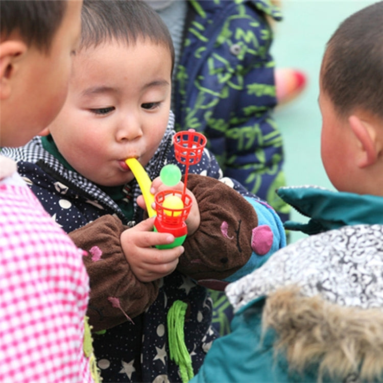 50 PCS Children Toy Suspension Blow Ball Nostalgic Toy Blowing Music Magic Hanging Ball, Random Color Delivery, 50 PCS