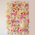 Blooming Rose Peony Hydrangea Artificial Encryption Flower DIY Wedding Wall Decoration Photo Background, Size: 60cm x 40cm, 60x40cm(Champagne)