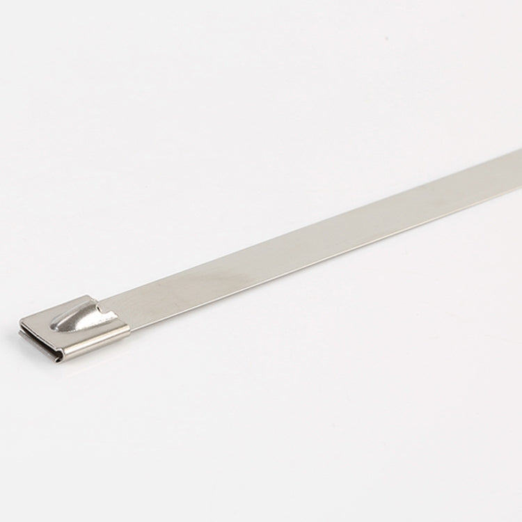 100 PCS 4.6x550mm Stainless Steel Metal Cable Ties Tie Zip Wrap Exhaust Heat Straps Induction Pipe, 4.6x550mm