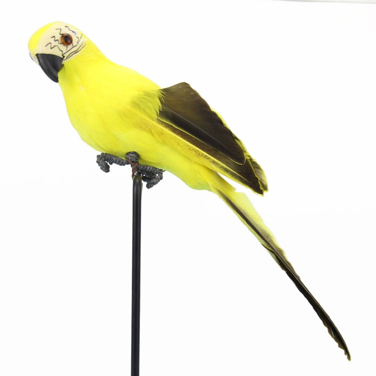 25cm Simulation Parrot Simulation Macaw Horticultural Decoration, 25cm (Yellow), 25cm (Green), 25cm (Blue), 25cm (Red), 25cm (Rose Red), 25cm (White)