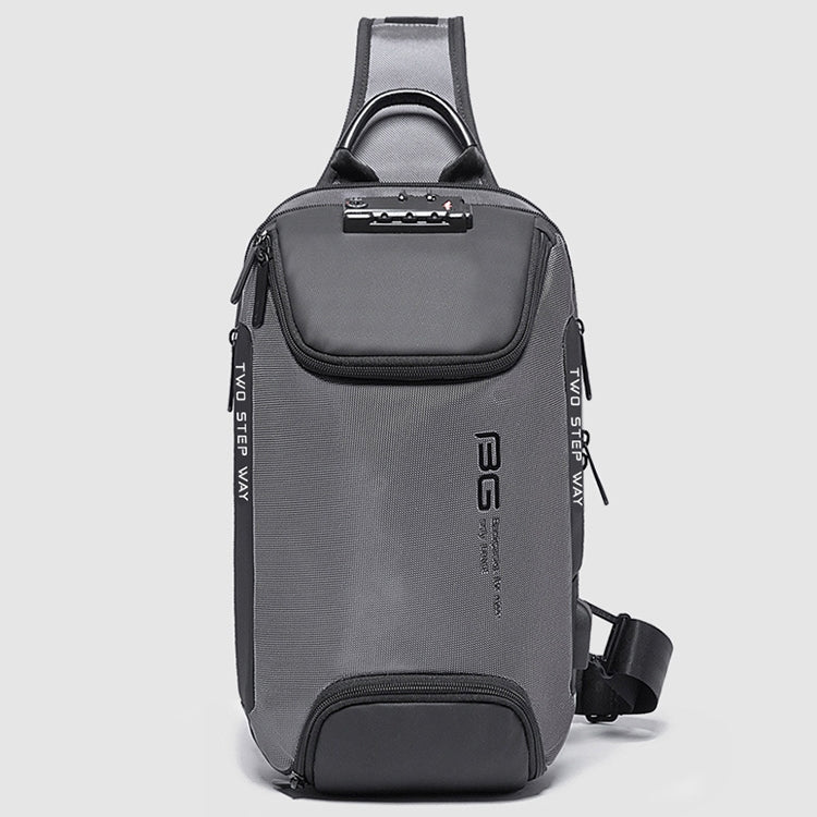 BANGE Men Security USB Chest Bag Portable Outdoor Shoulder Bag, Shoulder Bag, Outdoor Shoulder Bag