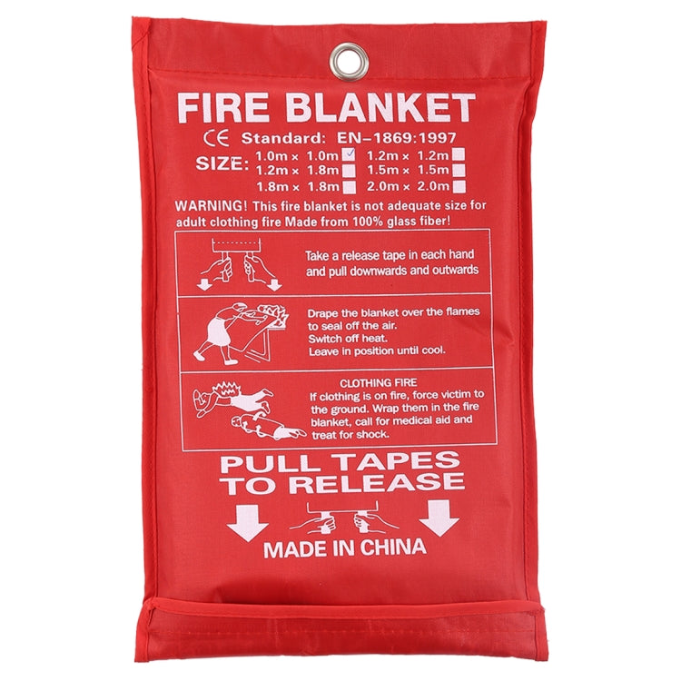 Emergency Survival Fire Blanket Shelter Safety Protector Extinguishers Tent, Size: 1.5×1.5m, Size: 1.5×1.5m