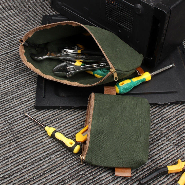31 x 17 x 6cm Electrician Repair Hardware Tool Carrying Bag, 31 x 17 x 6cm (Khaki), 31 x 17 x 6cm (Grey), 31 x 17 x 6cm (Forest Green), 31 x 17 x 6cm (Army Green)