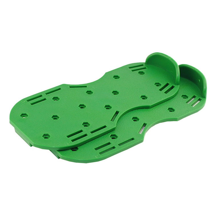 Garden Lawn Garden Tools Grass Ripper Spiked Shoes with 8 Metal Buckles, With 8 Metal Buckles (Green), With 8 Metal Buckles (Black)