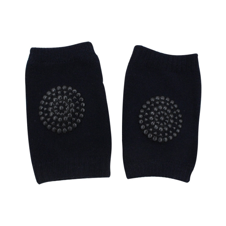 One Pair Anti-slip Children Baby Crawling Walking Knee Guard Elbow Guard Protecting Pads, 12*9CM (Blue), 12*9CM (Light Grey), 12*9CM (Black), 12*9CM (Pink), 12*9CM (Green), 12*9CM (Grey)