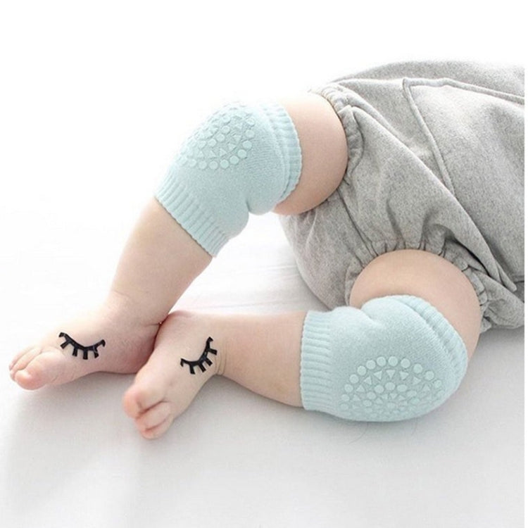 One Pair Anti-slip Children Baby Crawling Walking Knee Guard Elbow Guard Protecting Pads, 12*9CM (Blue), 12*9CM (Light Grey), 12*9CM (Black), 12*9CM (Pink), 12*9CM (Green), 12*9CM (Grey)