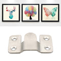 20 PCS Stainless Steel Picture Frame Hanging Code Mirror Fastener, Size: L, L 20 PCS