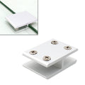 Aluminum Alloy Glass Combination Clamp Cabinet Partition Fixing Clip, 180 degrees Cliped 8-10mm, 180 degrees Cliped 8-10mm