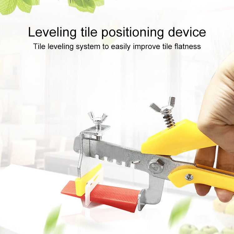 100 PCS 2.5mm Tile Leveling System Clips Kit Wall Floor Tile Spacer Tiling Tool for Paving Locator Tool OG6480, 2.5mm