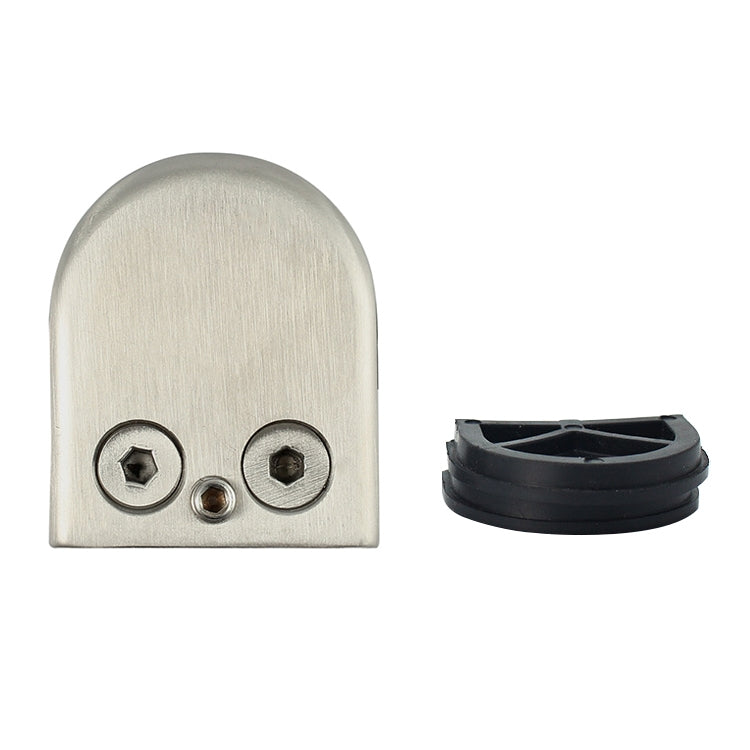 8-12mm Concave Curved Bottom Matte Polished 201 Stainless Steel Fixed Clip Railing Glass Wood Layer Board Clamp Bracket, 8-12mm, Curved Bottom, 201 Stainless Steel