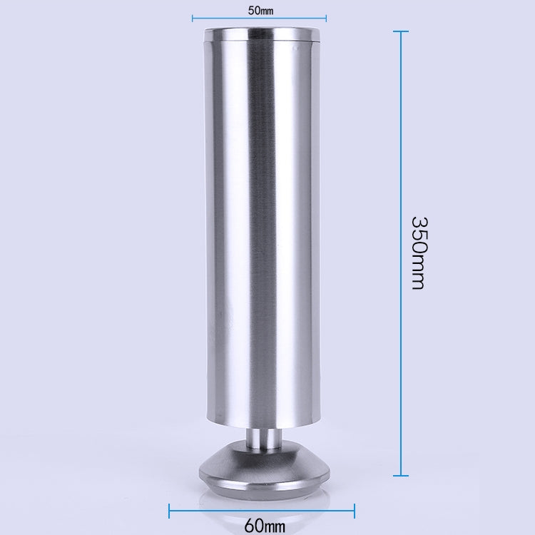 Stainless Steel Wire Drawing Thickened Column Sofa Furniture Cabinet Foot, Height: 350mm, 350mm