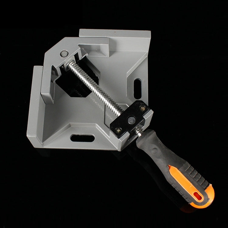 Aluminum Single Handle 90 Degree Right Angle Clamp Angle Clamp Woodworking Frame Clip Right Angle Folder Tool, Single Handle