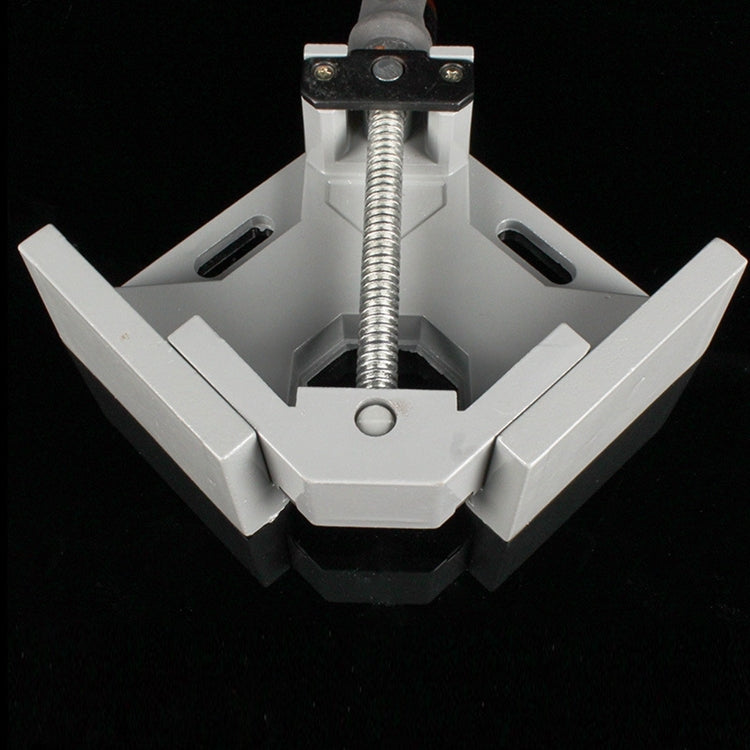 Aluminum Single Handle 90 Degree Right Angle Clamp Angle Clamp Woodworking Frame Clip Right Angle Folder Tool, Single Handle