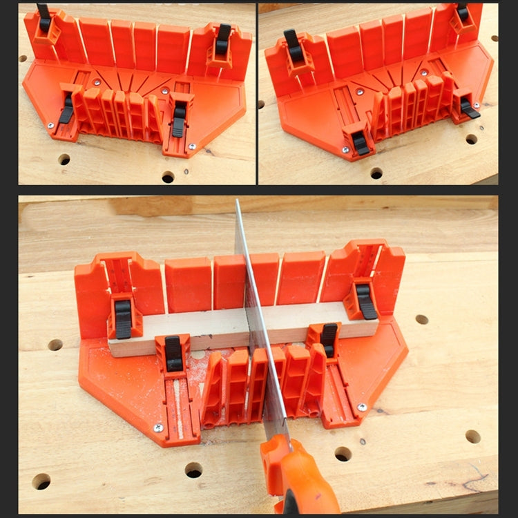 14 Inch Thicken Miter Saw Cabinets Multi-function Woodworking Hand Tools Home DIY Wood Working Hand Saws Clamped Box, 14 Inch Thicken