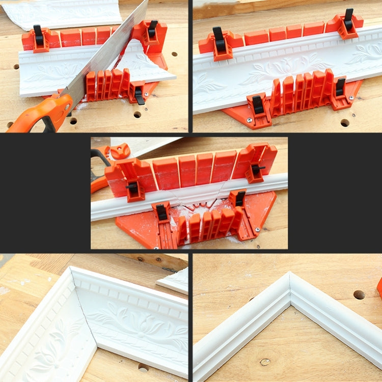 14 Inch Clampable Miter Saw Cabinets Multi-function Woodworking Hand Tools Home DIY Wood Working Hand Saws Clamped Box, 14 Inch Clampable