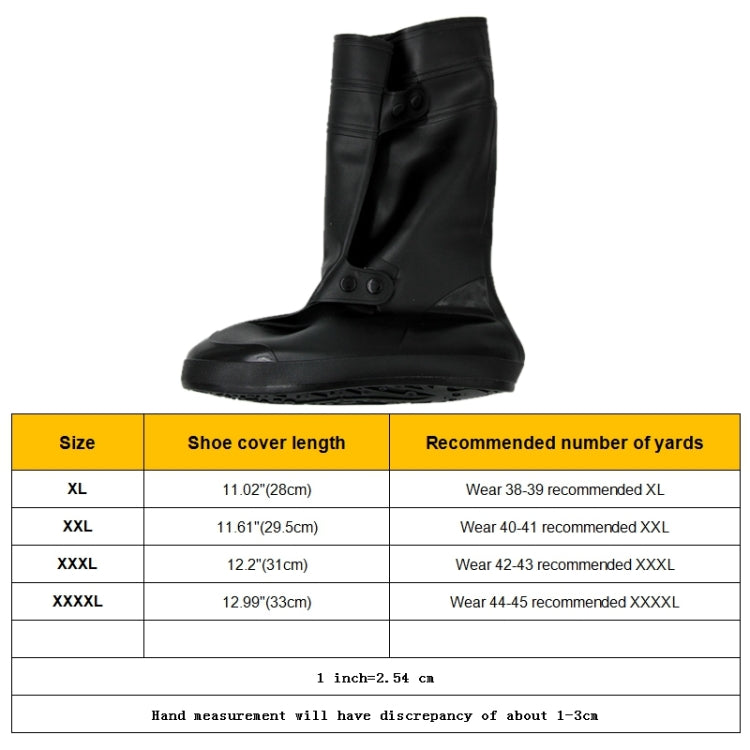 High Tube Rainproof Snowproof Adult Shoe Cover Size: XXXXL, Size: XXXXL, XXXXL