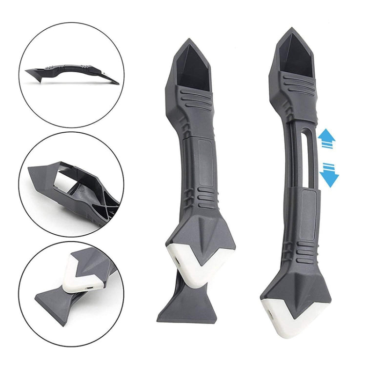 Silicone Sealant Finishing Cleaning Glass Wall Putty Marble Multi-functional Coner Caulking Tool, 6 Pcs/set