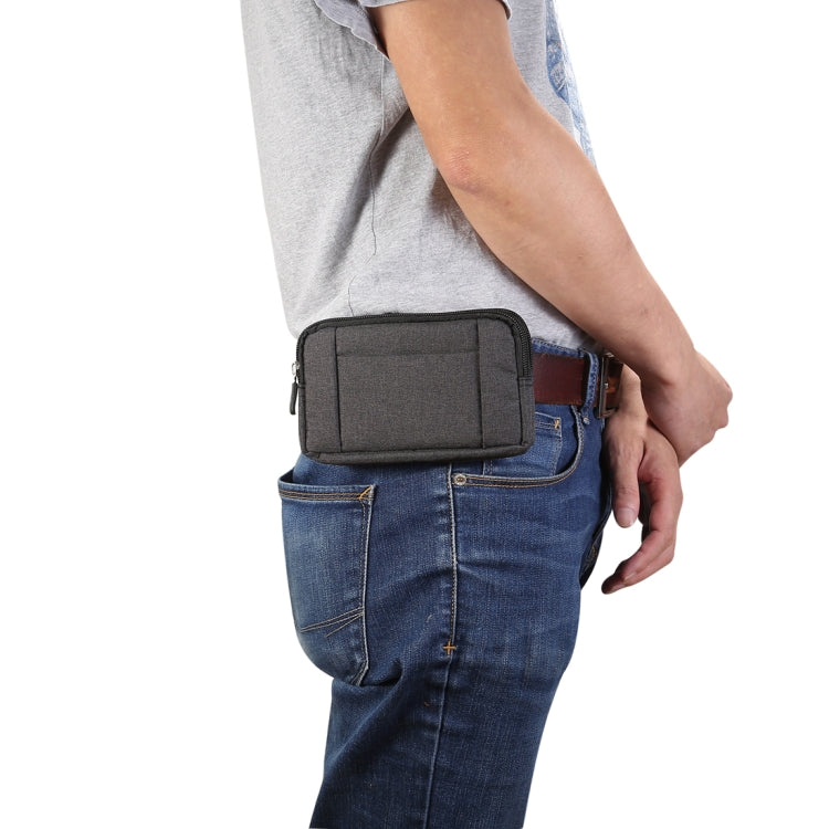 Sports Denim Universal Phone Bag Waist Bag for 5.2 inch or below Smartphones, Size: S, S