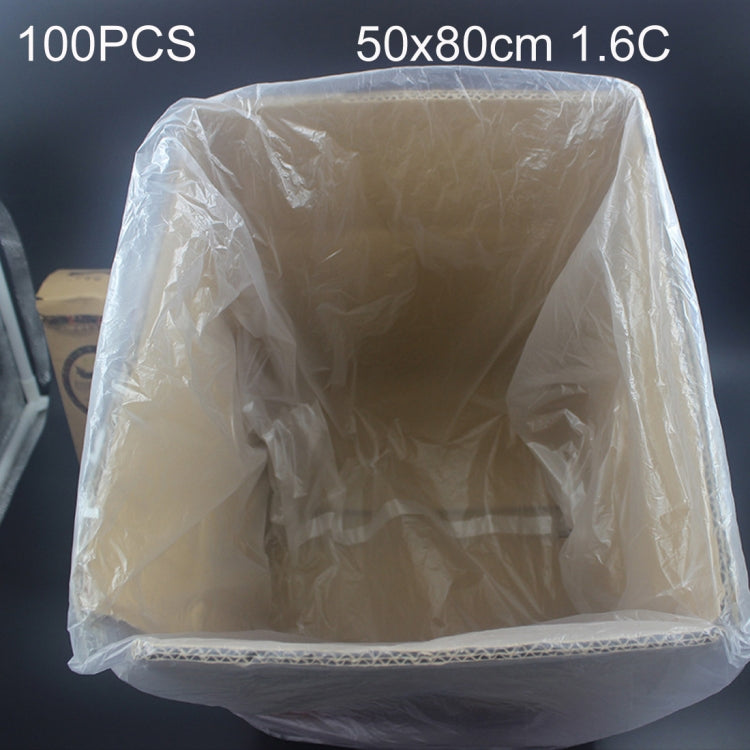 100 PCS 1.6C Dust-proof Moisture-proof Plastic PE Packaging Bag, Size: 50cm x 80cm, 50cm x 80cm