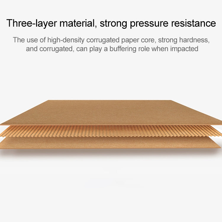 2pcs Kraft Paper Shipping Box Packaging Box, Size: T12, 36x26x6cm, 36x26x6cm