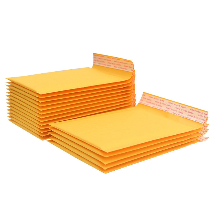 100pcs Kraft Paper Envelope Bag Express Bubble Bag Packaging Bag, Size: 15x18+4cm, 15x18+4cm
