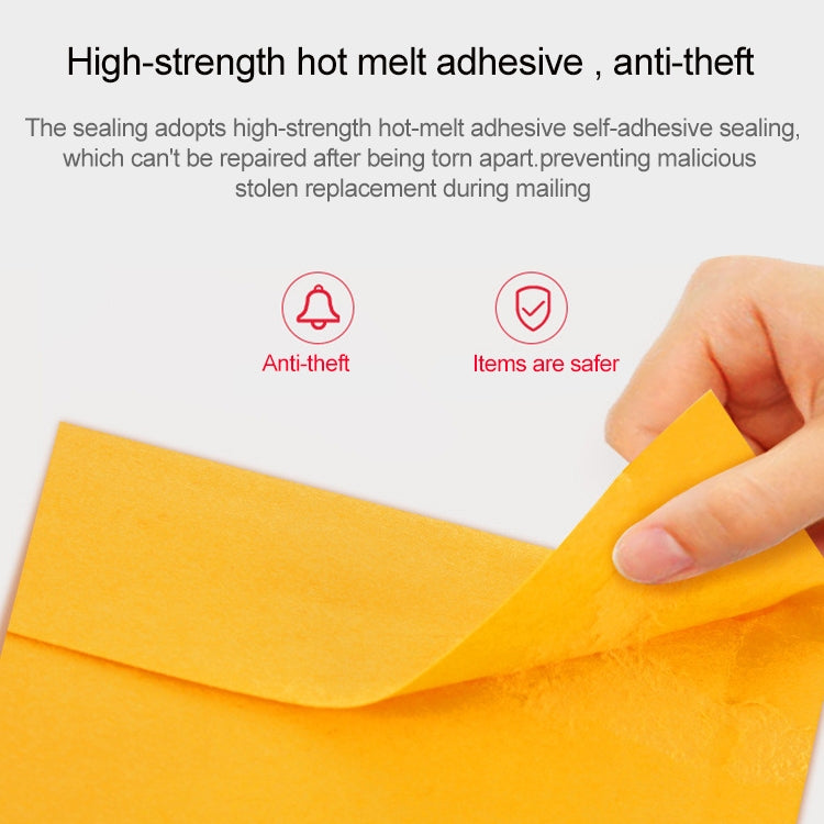 100pcs Kraft Paper Envelope Bag Express Bubble Bag Packaging Bag, Size: 24x36+4cm, 24x36+4cm
