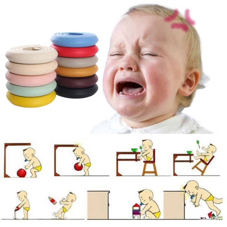 212cm Baby Edge Cushion Foam with Self-adhesive Tape, 212cm Pink, 212cm Gray, 212cm Yellowish Brown, 212cm Light Green, 212cm Coffee