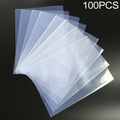 100 PCS Sealer Closer Machine Special Transparent Plastic Bag with Customized Logo & Design, Size: 23cm x 33cm, 21 x 34cm