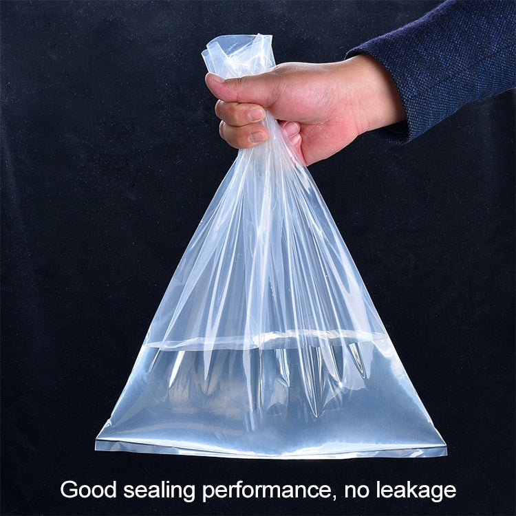 100pcs Sealer Closer Machine Special Transparent Plastic Bag with Customized Logo & Design, Size: 17cm x 26cm, 17cm x 26cm