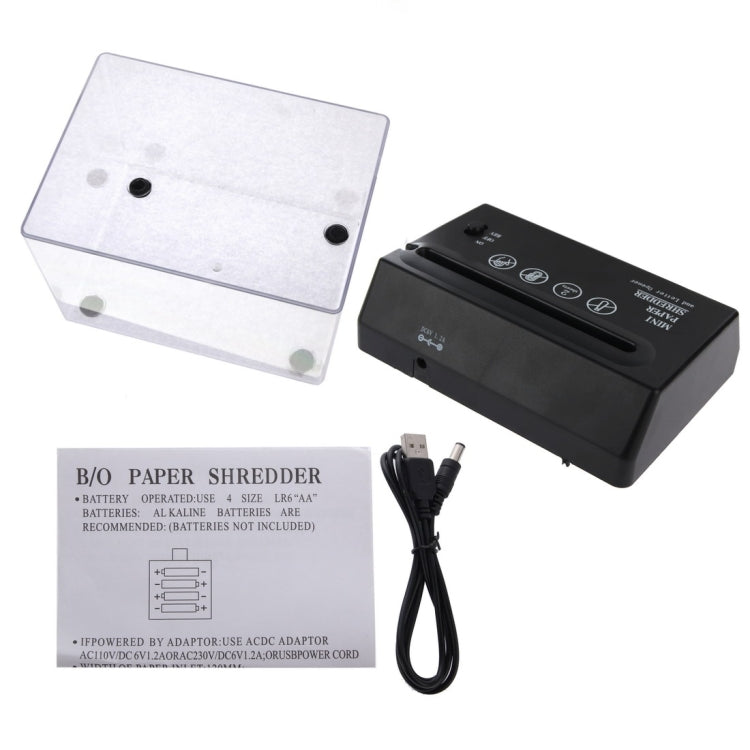 Mini USB Paper Shredder with Letter Opener, USB Paper Shredder