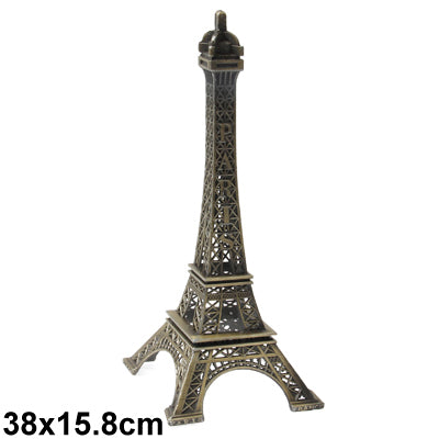 Paris Eiffel Tower Furnishing Articles Model Photography Props Creative Household Gift (Size:38 x 15.8cm ), Size:38 x 15.8cm
