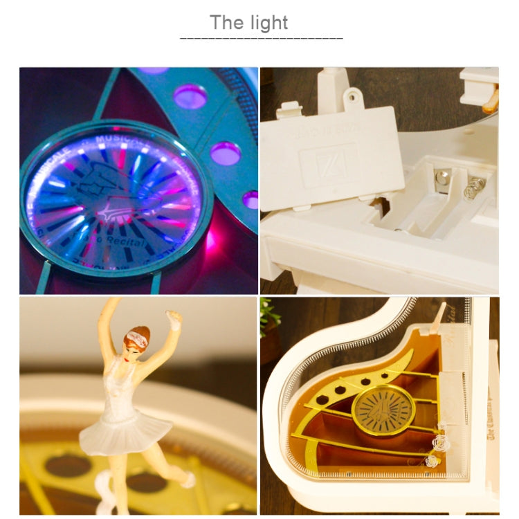 Mechanical Classical Ballerina Girl Dancer the Piano Music Box, Ballerina Girl Dancer Piano