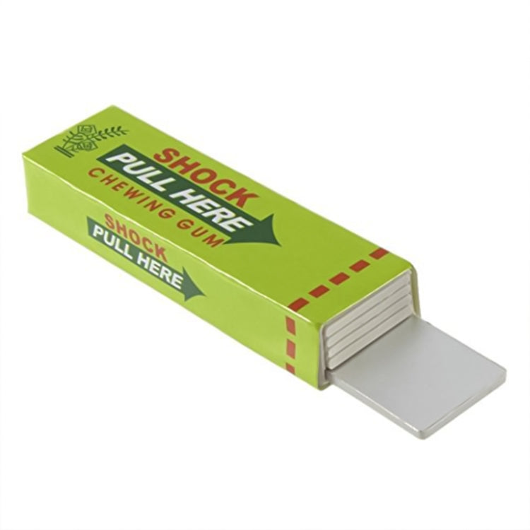 Shock Chewing Gun Practical Joke Funny Trick Shock Toy, Random Color Delivery, Chewing Gum Yellow, Chewing Gum Green