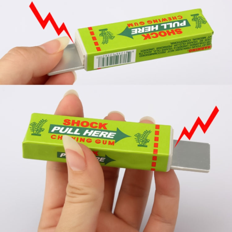 Shock Chewing Gun Practical Joke Funny Trick Shock Toy, Random Color Delivery, Chewing Gum Yellow, Chewing Gum Green