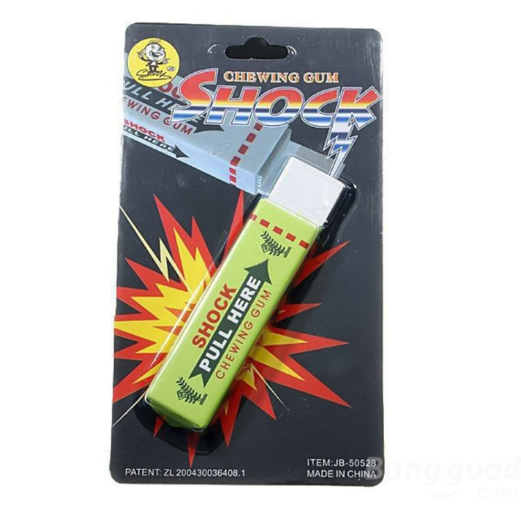 Shock Chewing Gun Practical Joke Funny Trick Shock Toy, Random Color Delivery, Chewing Gum Yellow, Chewing Gum Green