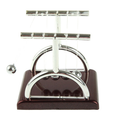 10mm Mini Desktop Newton is Cradle Plastic Base Balance Balls, 10mm