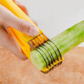 LsCook Kitchen Tool Banana Slicer Cutter Chopper for Fruit Salad, Banana Slicer