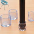 4 PCS Pipe Shaped Chair Cap, Internal Diameter: 21mm, 21mm