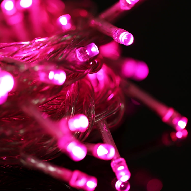 100 LED Light with Controller, Flashing / Fading / Chasing Effect, AC 220V, EU Plug, Pink Light, Purple Light, Yellow Light, Green Light, White Light, Red Light, Orange Light, Blue Light