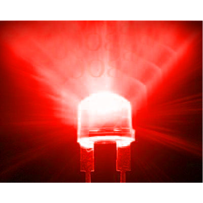 1000 PCS 5mm Straw Hat LED Lamp
